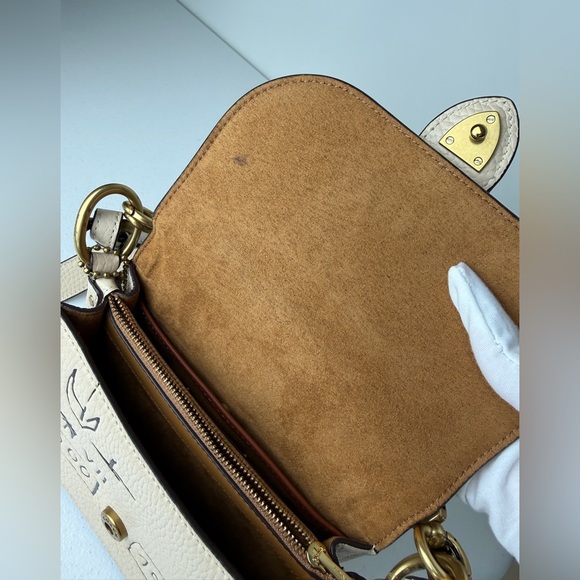 Coach x Basquiat Crossbody Shoulder Bag 6892 - Limited Edition Pebble Leather - Picture 13 of 16